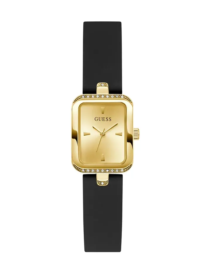 Женские аналоговые часы в черном и золотом тоне, 22 мм Guess — изображение 1 из 6