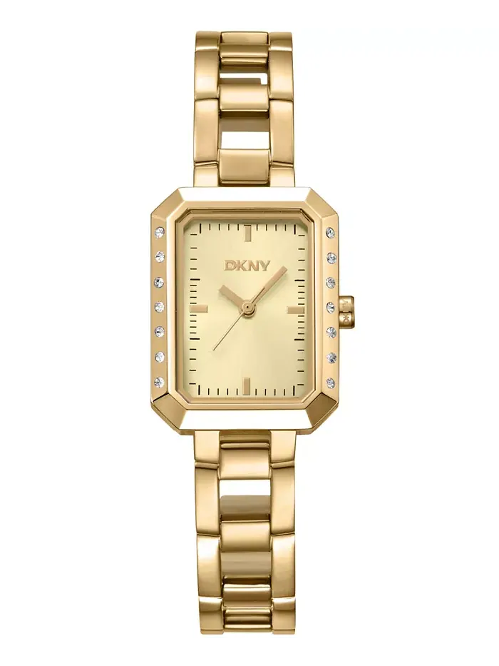 Женские часы-браслет DKNY Uptown Glitz из нержавеющей стали с золотистым покрытием