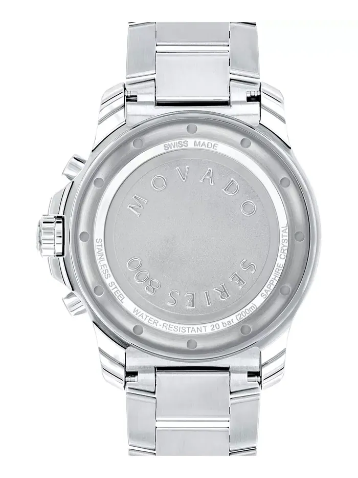 Мужские часы Series 800 Swiss Quartz Chronograph Performance, стальной корпус, 42 мм Movado — изображение 3 из 4