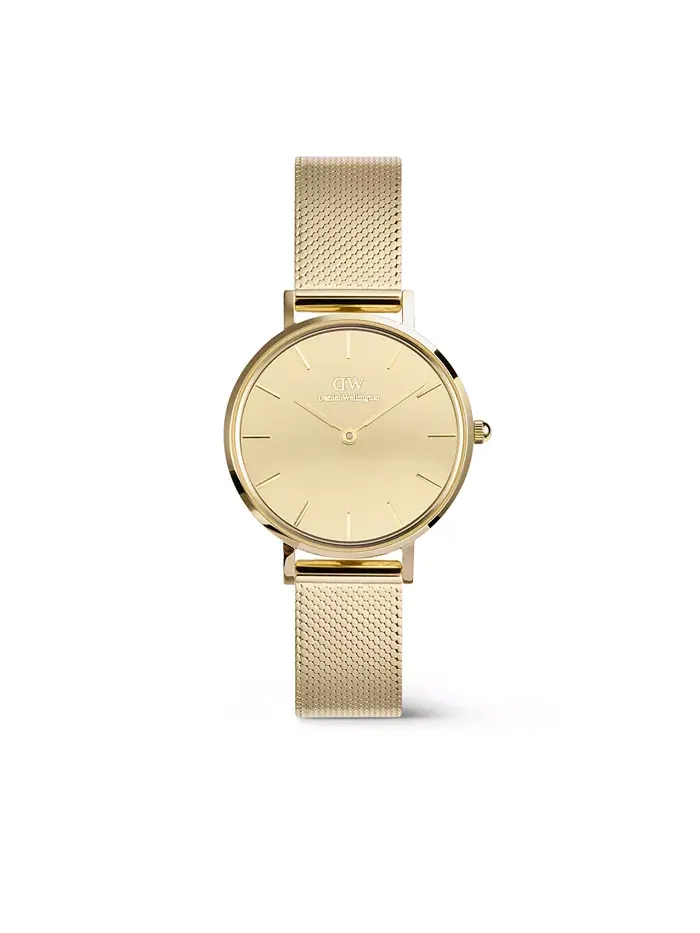 Женские часы Analog Gold Tone из нержавеющей стали, 28 мм Daniel Wellington
