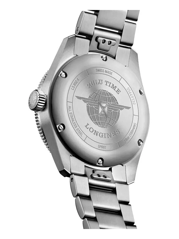 Мужские швейцарские автоматические часы Spirit Zulu Time с браслетом из нержавеющей стали, 39 мм — изображение 3 из 4