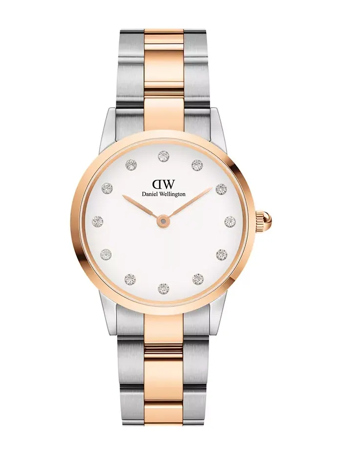 Женские часы Iconic Link Lumine Two-Tone из нержавеющей стали, 28 мм Daniel Wellington
