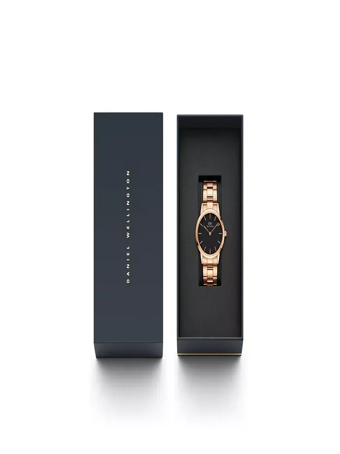 Женские часы Iconic Link из нержавеющей стали с розовым золотым покрытием, 32 мм Daniel Wellington — изображение 2 из 2