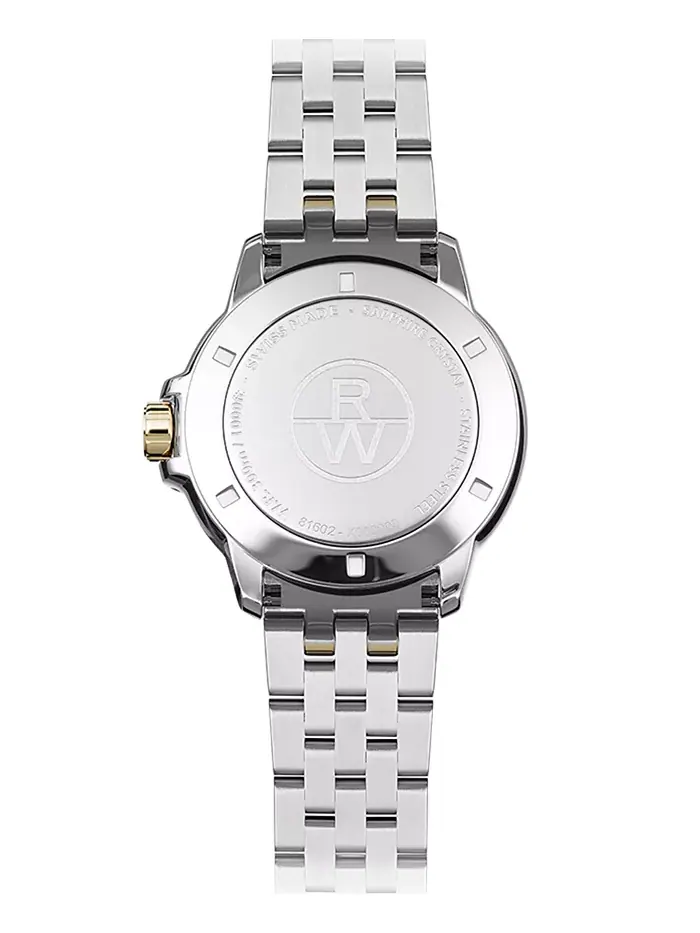 Мужские часы Swiss Tango Quartz с двухцветным браслетом из нержавеющей стали, 41 мм Raymond Weil — изображение 2 из 3