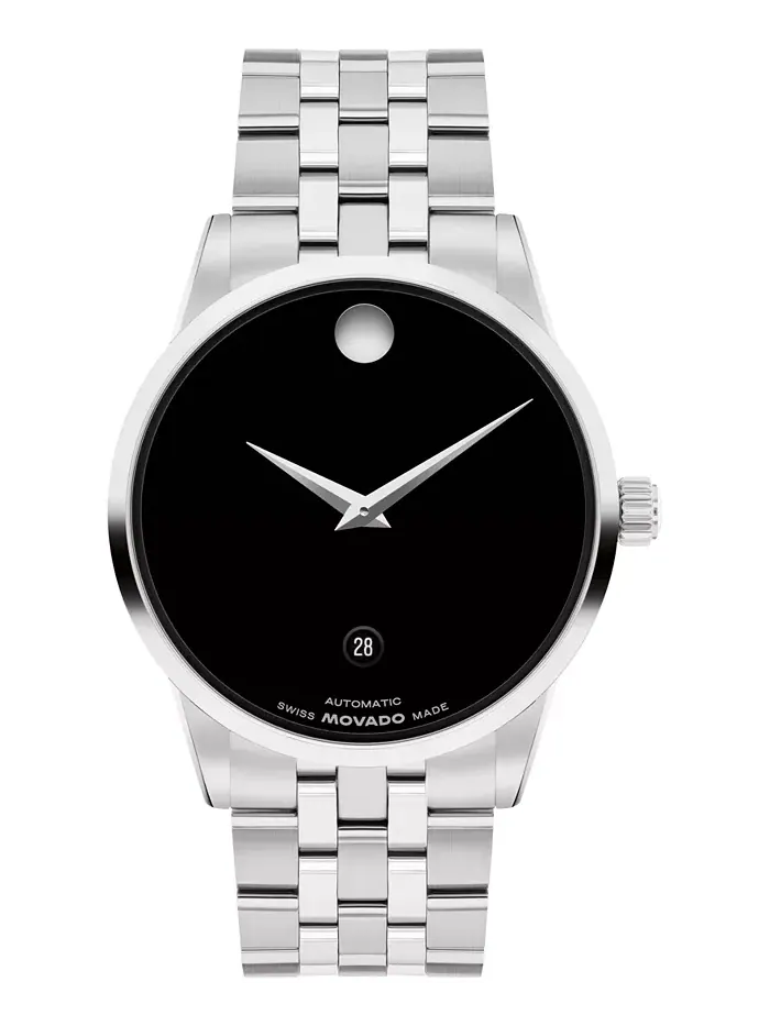 Мужские часы Museum Classic Swiss Automatic из нержавеющей стали, 40 мм Movado — изображение 1 из 4