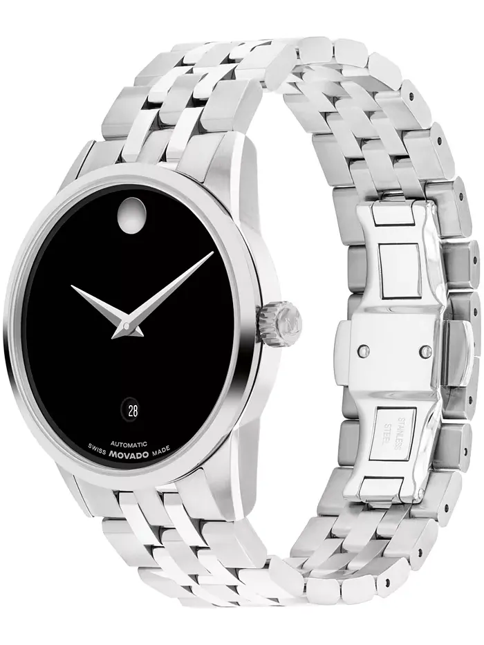 Мужские часы Museum Classic Swiss Automatic из нержавеющей стали, 40 мм Movado — изображение 2 из 4