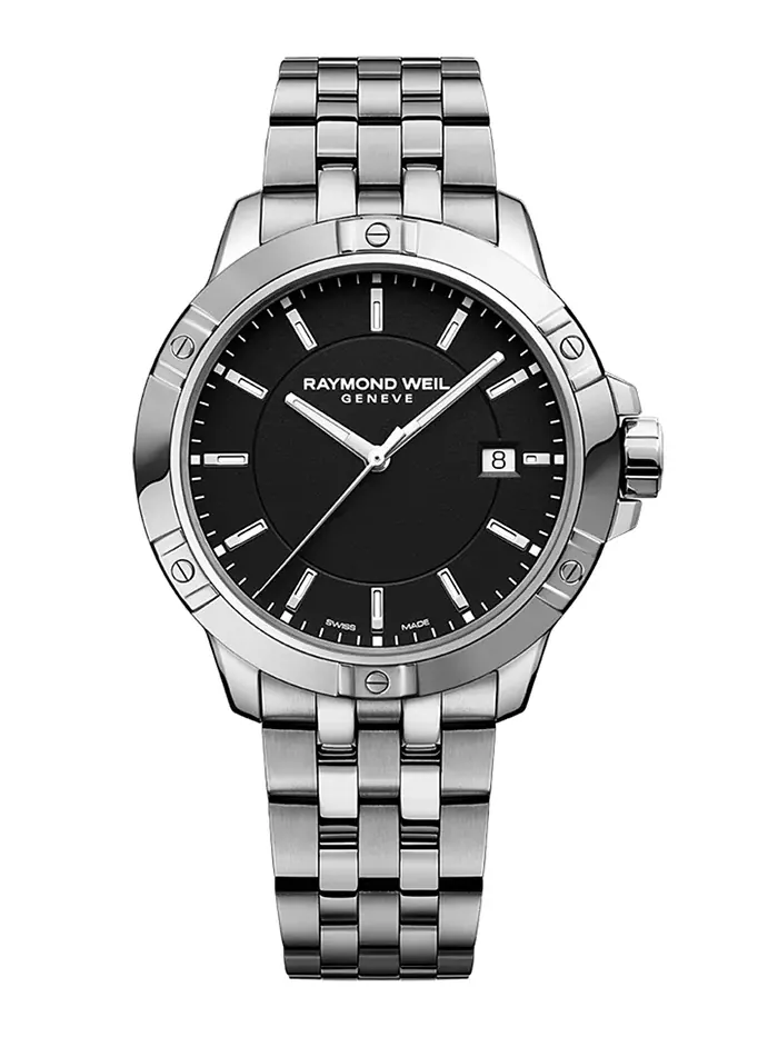 Мужские часы Swiss Tango Quartz на стальном браслете 41 мм Raymond Weil — изображение 1 из 3