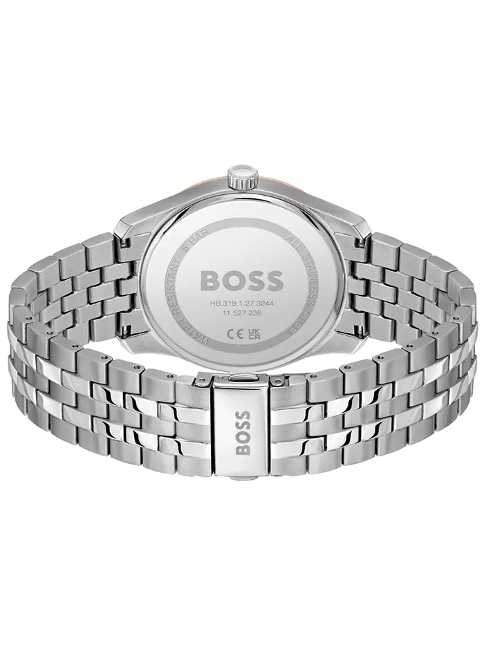 Мужские часы Principle Master Quartz Multifunction из нержавеющей стали, 41 мм Hugo Boss — изображение 3 из 3