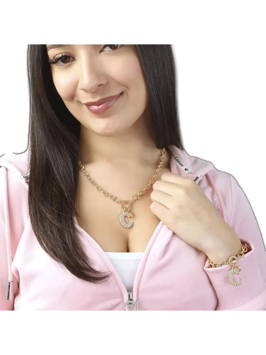 Кулон-подвеска с буквой C, 45 см, с цепочкой Juicy Couture, Letter C — изображение 4 из 7