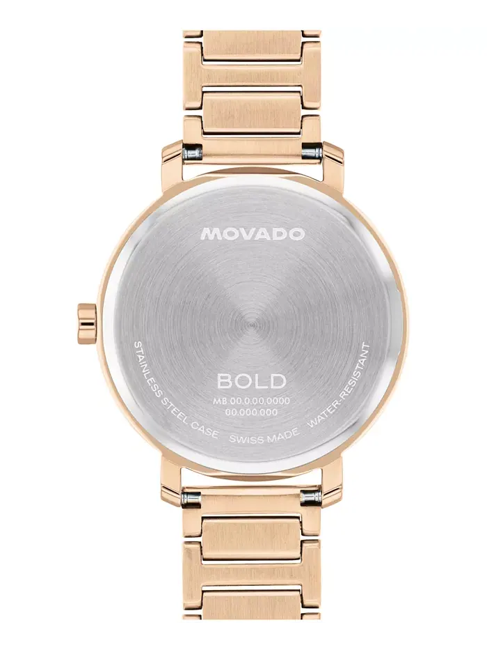Женские часы Bold Evolution 2.0 Swiss Quartz с ионным покрытием, сталь, светло-розовое золото, 34 — изображение 3 из 3