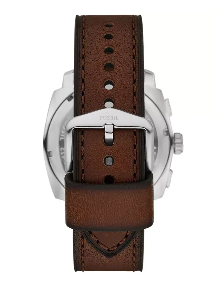 Мужские часы Machine Chronograph из нержавеющей стали, 44 мм Fossil — изображение 3 из 3