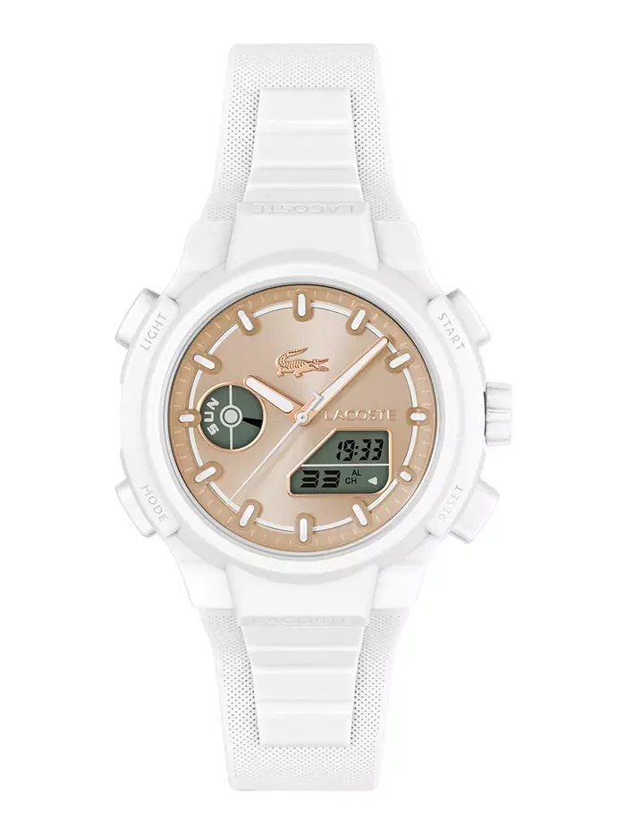 Женские часы LC33 с белым силиконовым ремешком, 40 мм Lacoste — изображение 1 из 10