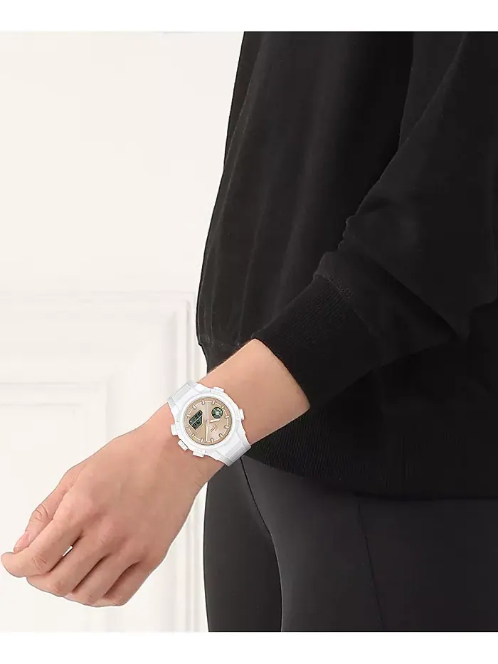 Женские часы LC33 с белым силиконовым ремешком, 40 мм Lacoste — изображение 7 из 10