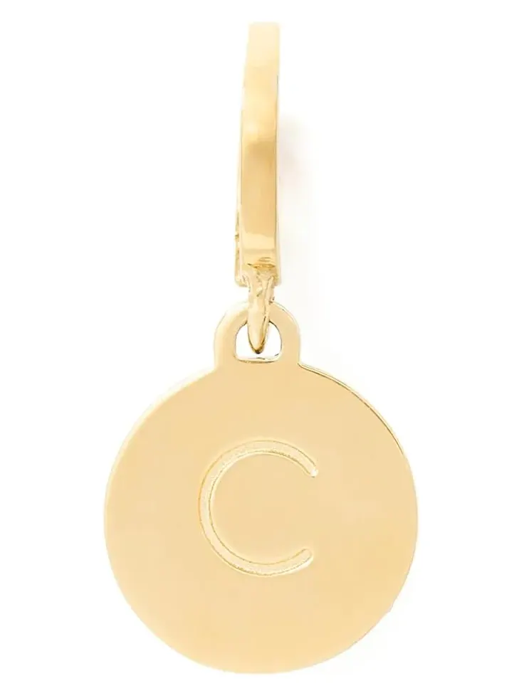 Women's Kate Spade New York Mini C Charm — изображение 1 из 1, оттенок золото