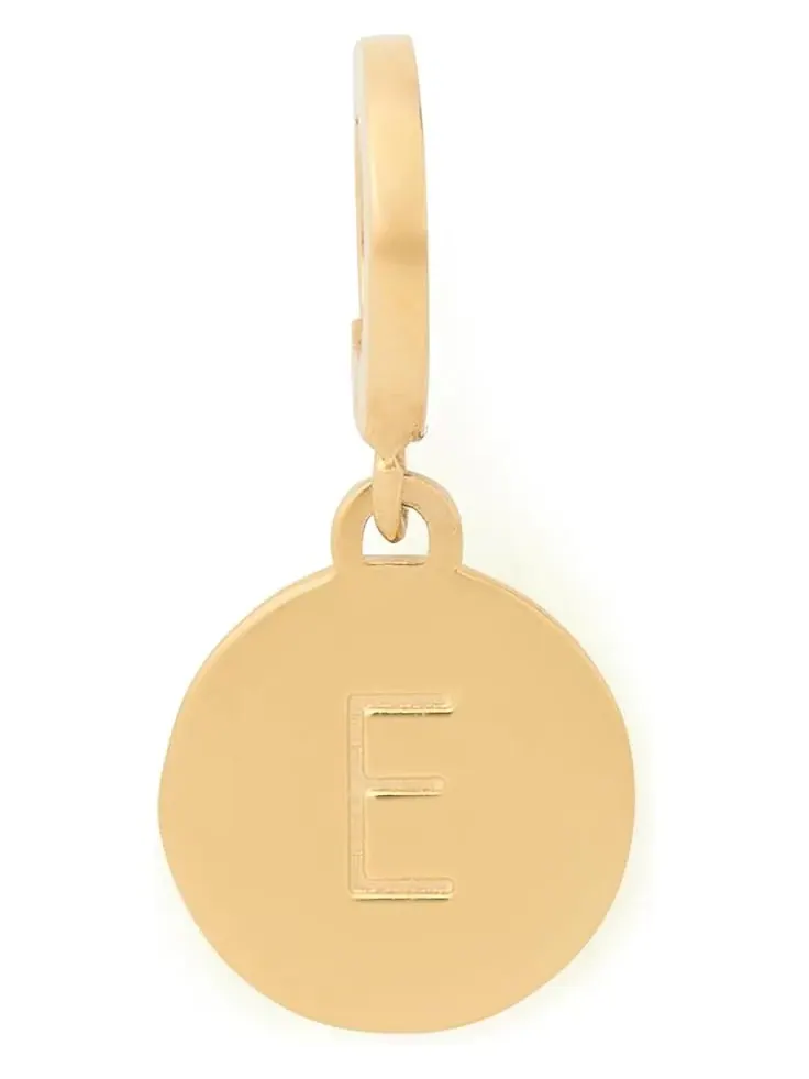 Women's Kate Spade New York Mini E Charm — изображение 1 из 1, оттенок золото