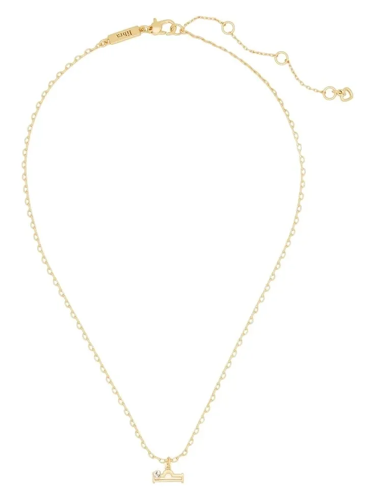 Мини-кулон для женщин "Какой у тебя знак зодиака? Весы" Kate Spade New York