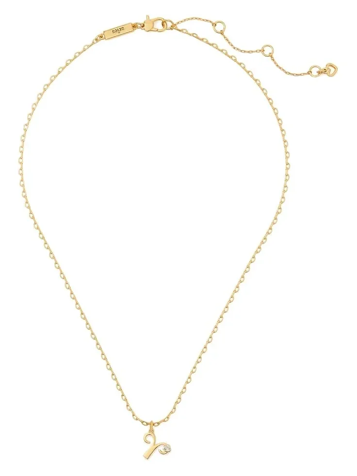 Мини-кулон для женщин "Какой у тебя знак зодиака Овен?" Kate Spade New York