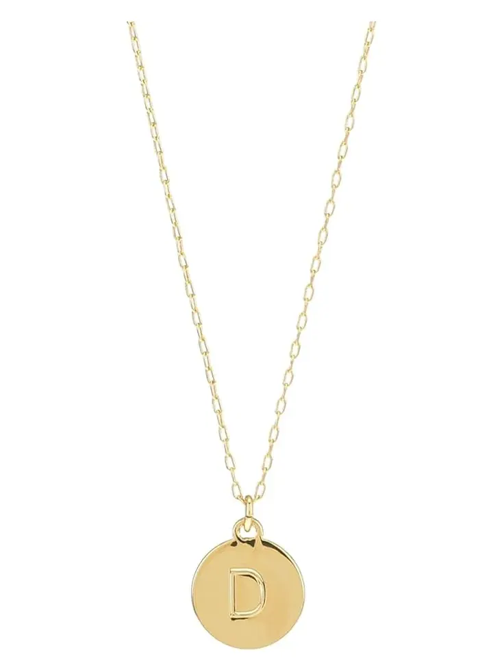 Миниатюрный кулон с инициалом от Kate Spade для женщин Kate Spade New York — изображение 1 из 2, оттенок золотистый