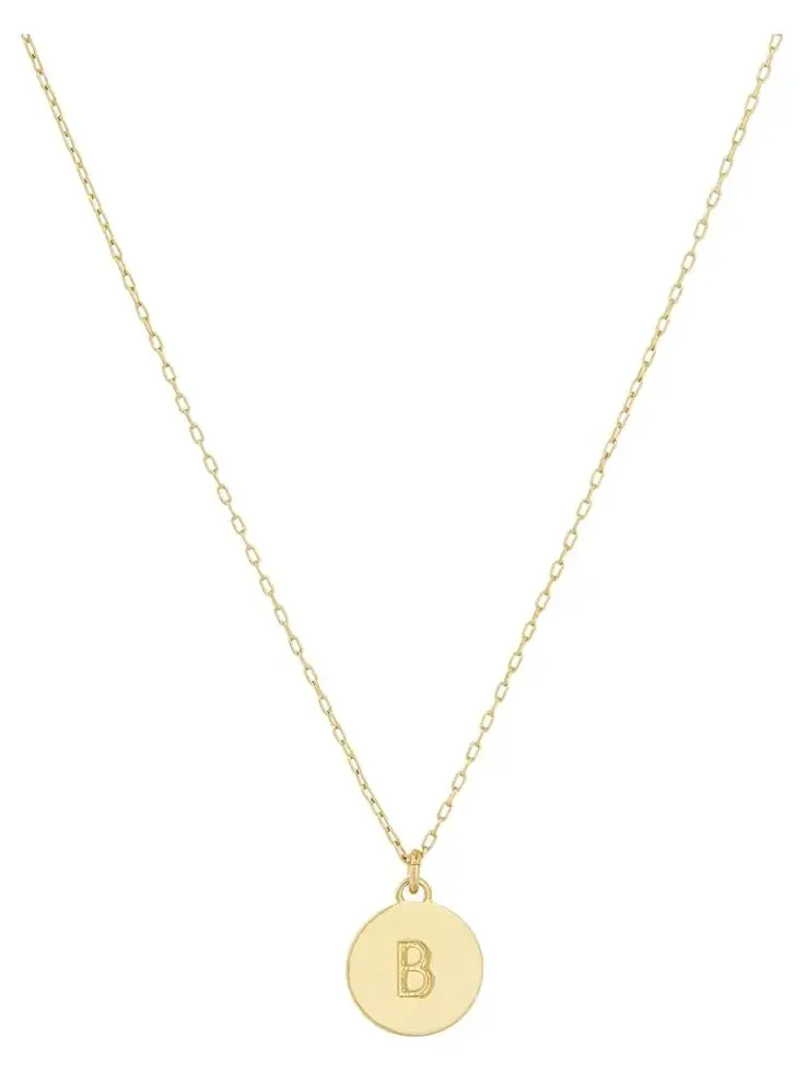 Миниатюрный кулон с инициалом от Kate Spade для женщин Kate Spade New York — изображение 1 из 1, оттенок золотистый