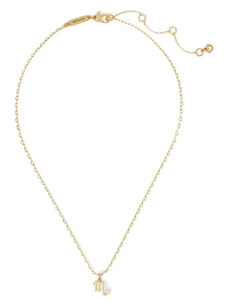Мини-кулон для женщин "Какой у тебя знак зодиака Скорпион?" Kate Spade New York