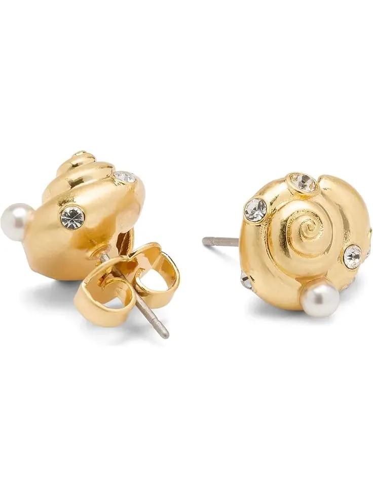 Women's Kate Spade New York Beachside Studs — изображение 1 из 1, оттенок прозрачный/золотистый