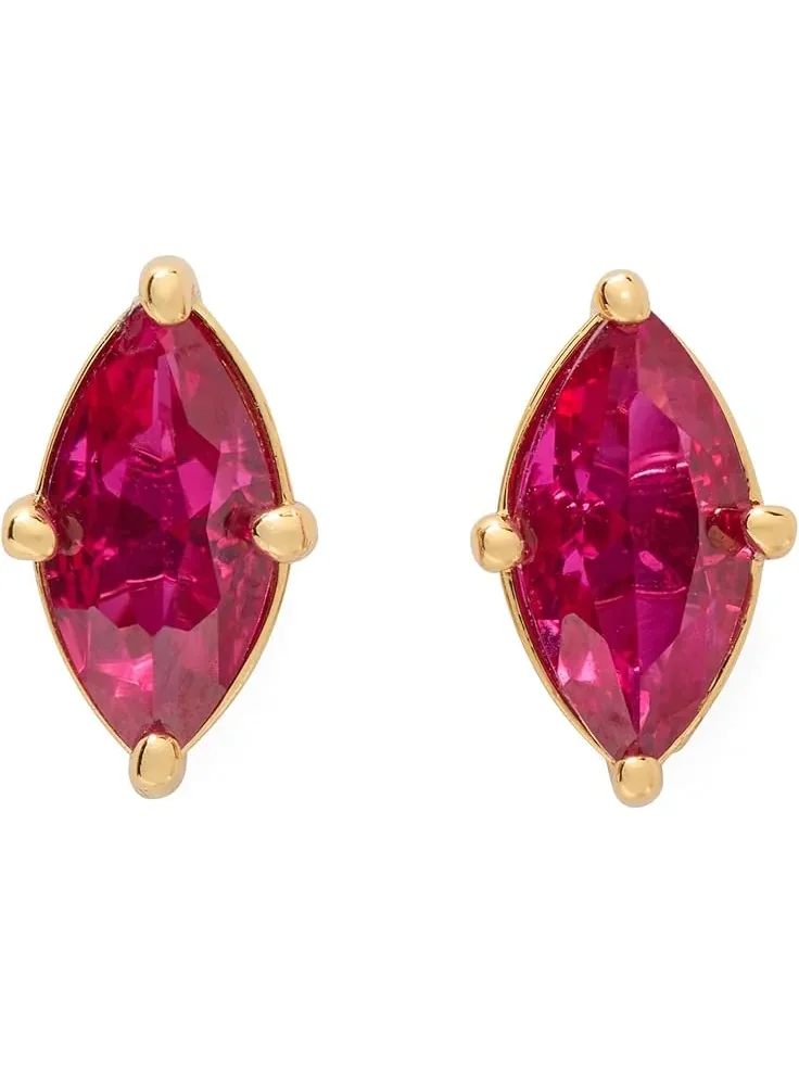 Женские серьги-гвоздики с одним камнем. Kate Spade New York
