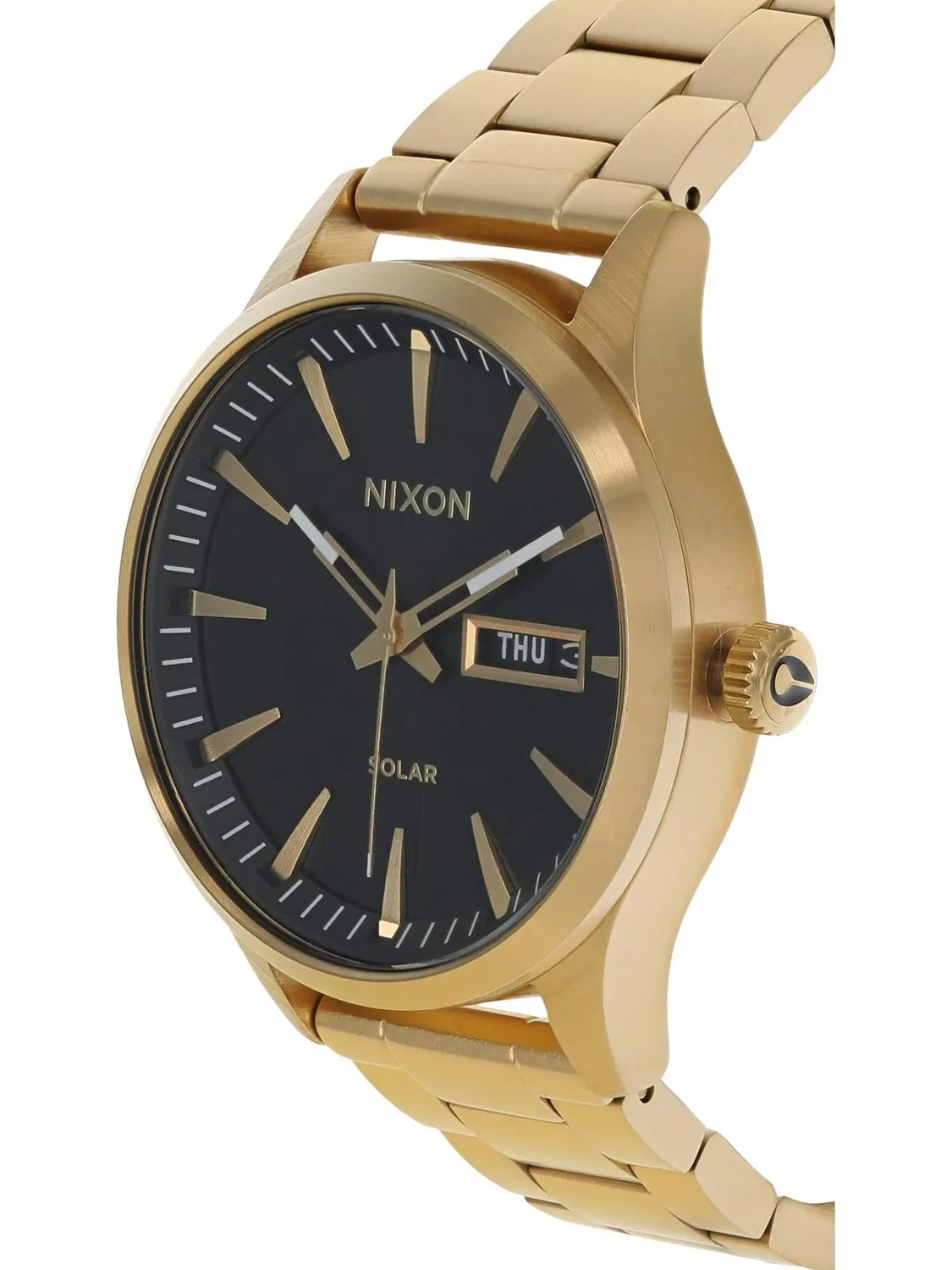 Часы Sentry Solar Stainless Steel Nixon — изображение 2 из 3, оттенок золотистый/черный
