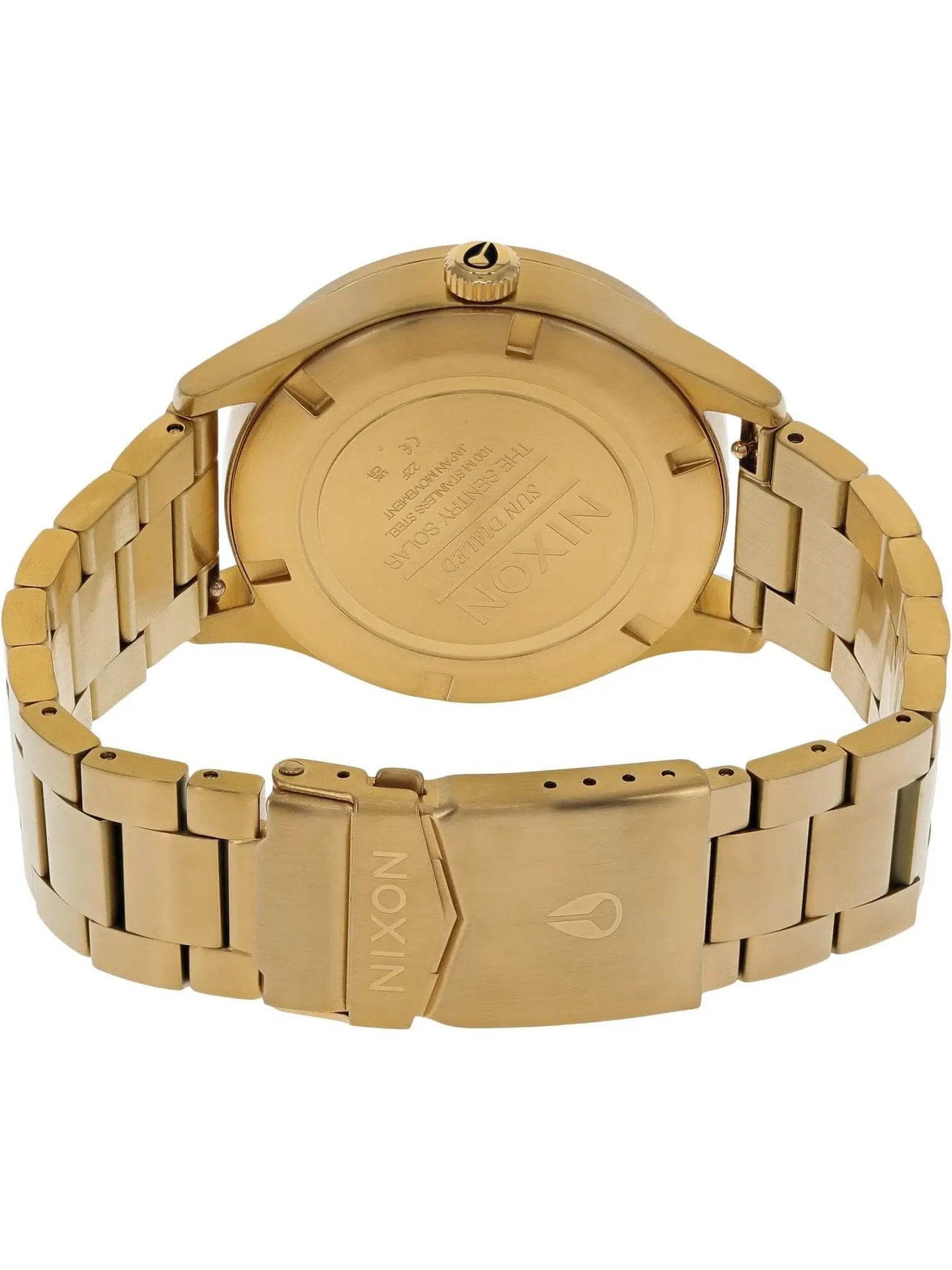 Часы Sentry Solar Stainless Steel Nixon — изображение 3 из 3, оттенок золотистый/черный
