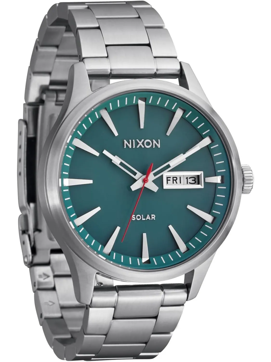Часы Sentry Solar Stainless Steel Nixon — серебристый