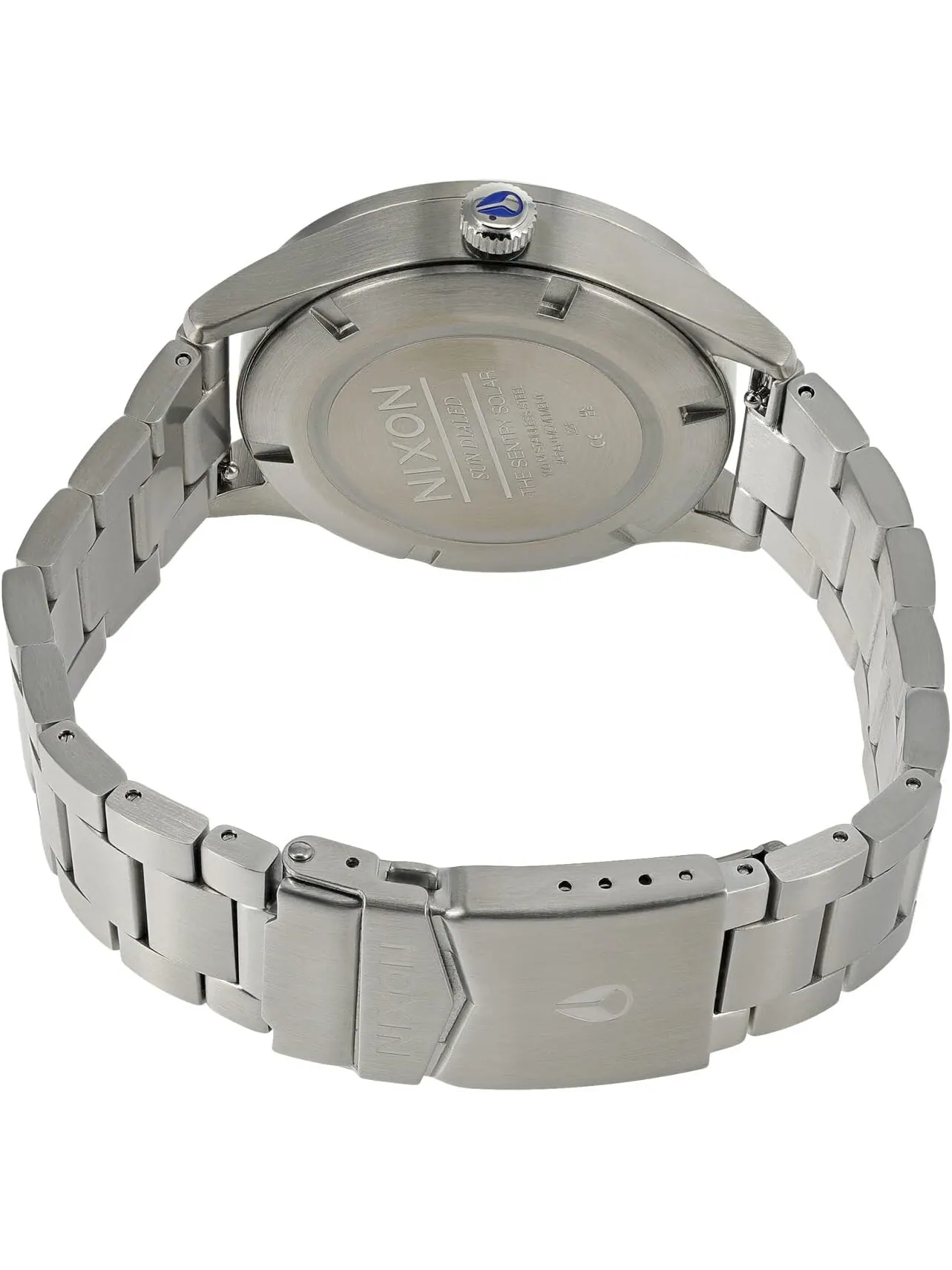 Часы Sentry Solar Stainless Steel Nixon — изображение 3 из 3, оттенок темно-синий/серебристый