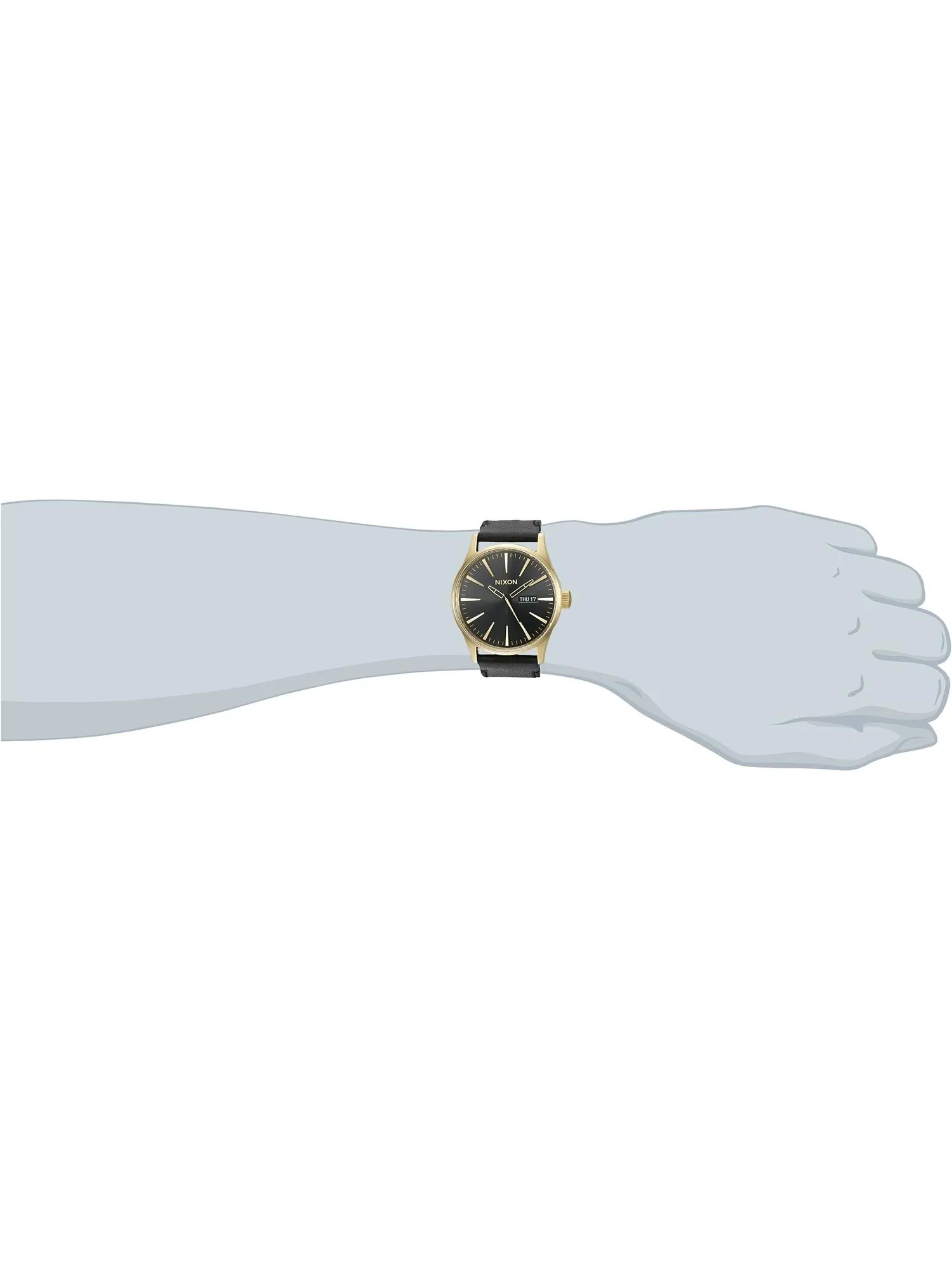 Часы Sentry Leather Nixon — изображение 3 из 3, оттенок черный