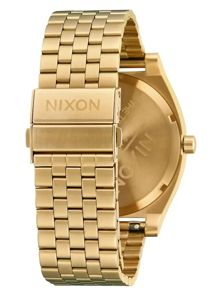 Мужские часы на солнечных батареях Nixon — изображение 3 из 4, оттенок золотистый/черный