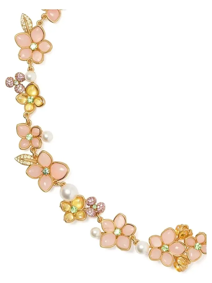 Женское колье «Пастельные лепестки» Kate Spade New York — изображение 2 из 3, оттенок мульти