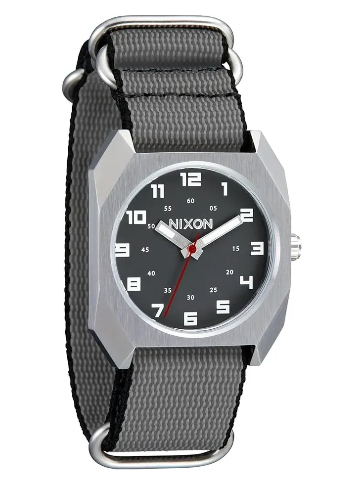 Men's Nixon Scout Nato — изображение 3 из 4, оттенок серебристый/темно-серый