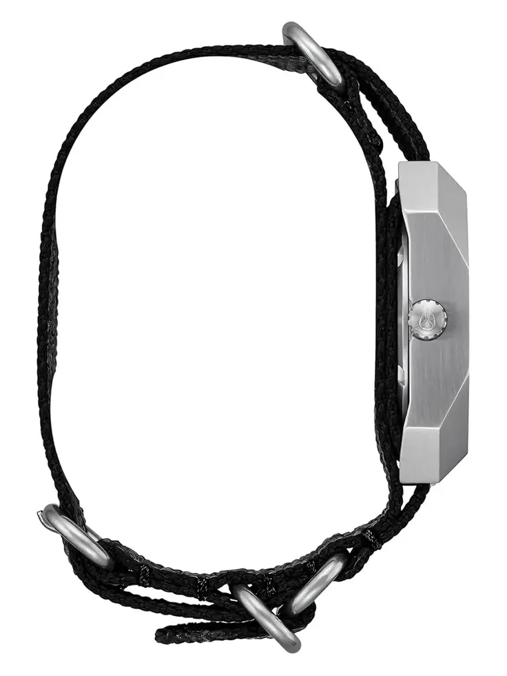 Men's Nixon Scout Nato — изображение 4 из 4, оттенок серебристый/темно-серый