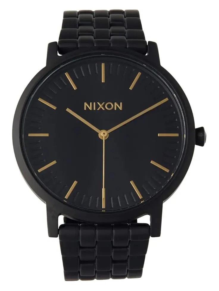 Men's Nixon Porter — изображение 1 из 4, оттенок черный/золотистый