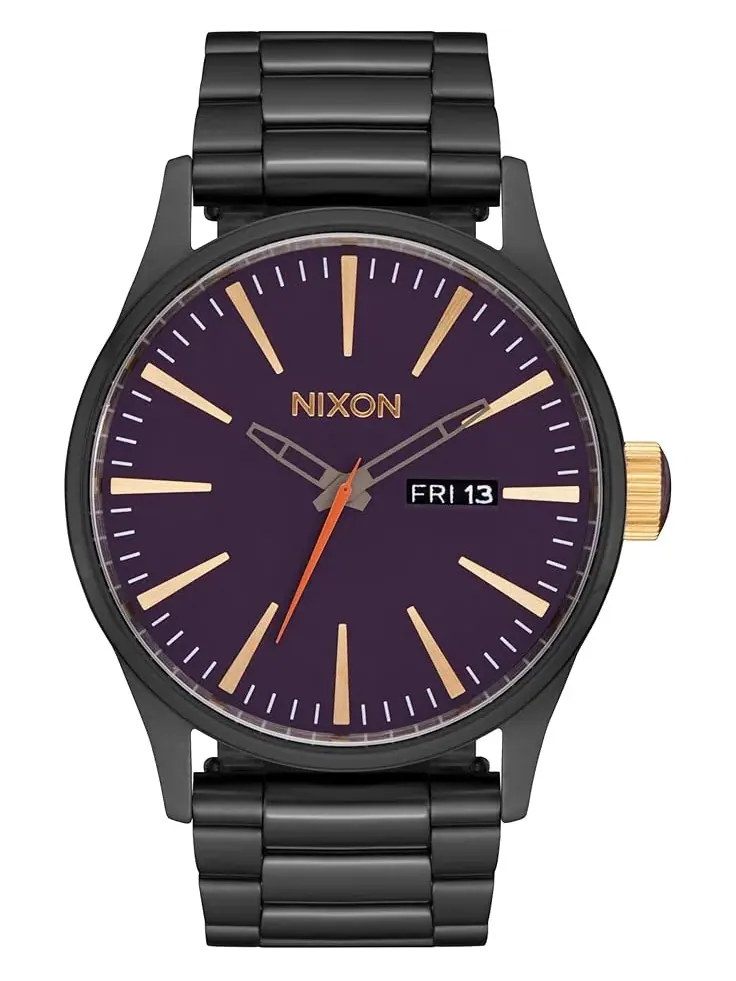 Мужские часы Sentry из нержавеющей стали Nixon — изображение 1 из 4, оттенок золотистый