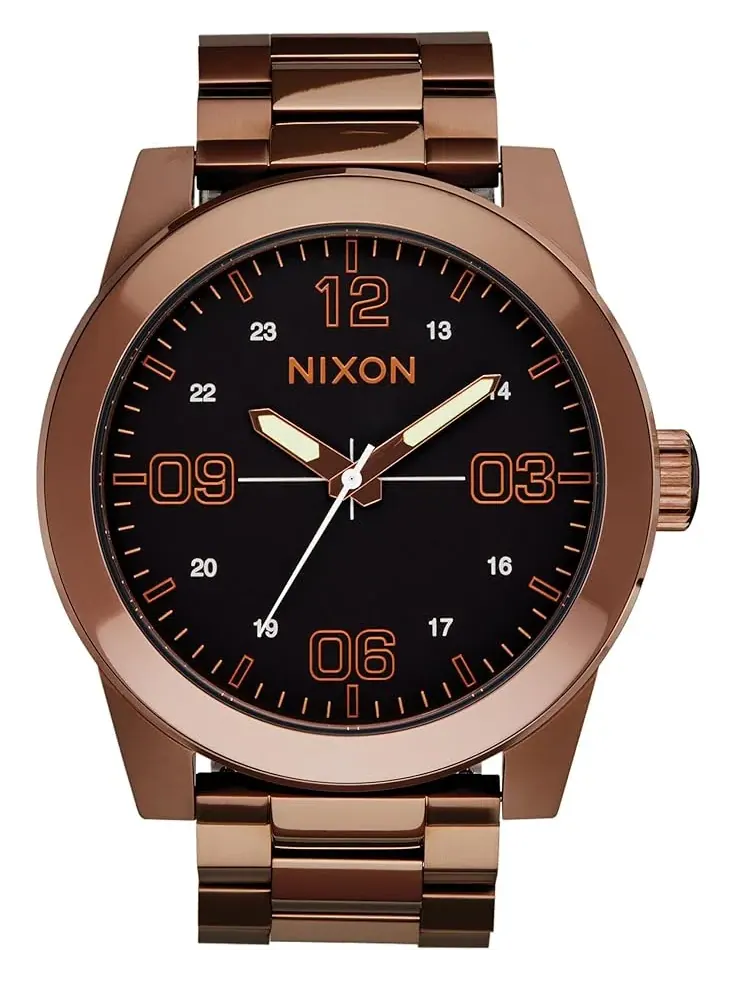 Men's Nixon Corporal Stainless Steel — изображение 1 из 4, оттенок тёплый коричневый
