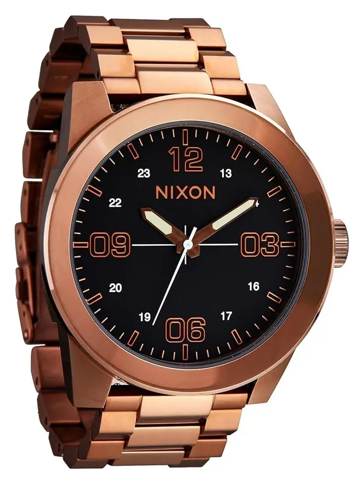 Men's Nixon Corporal Stainless Steel — изображение 3 из 4, оттенок тёплый коричневый