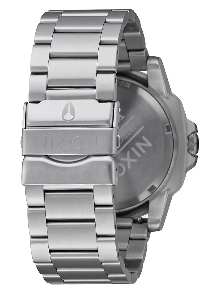 Men's Nixon Smyth 44 — изображение 2 из 4, оттенок серебристый/черный