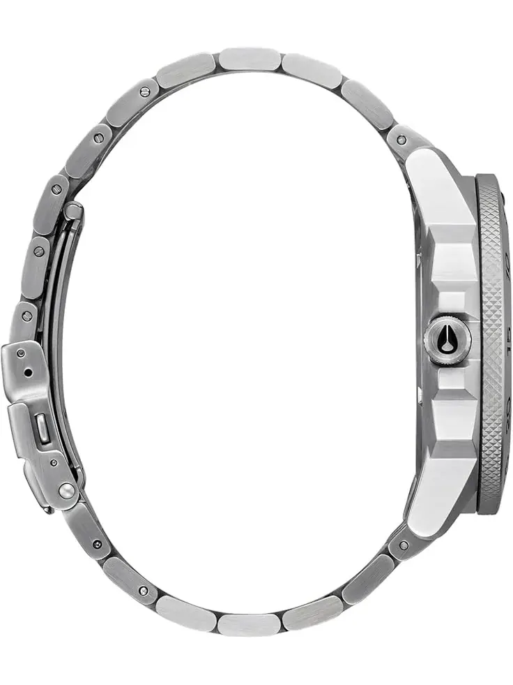 Men's Nixon Smyth 44 — изображение 4 из 4, оттенок серебристый/черный
