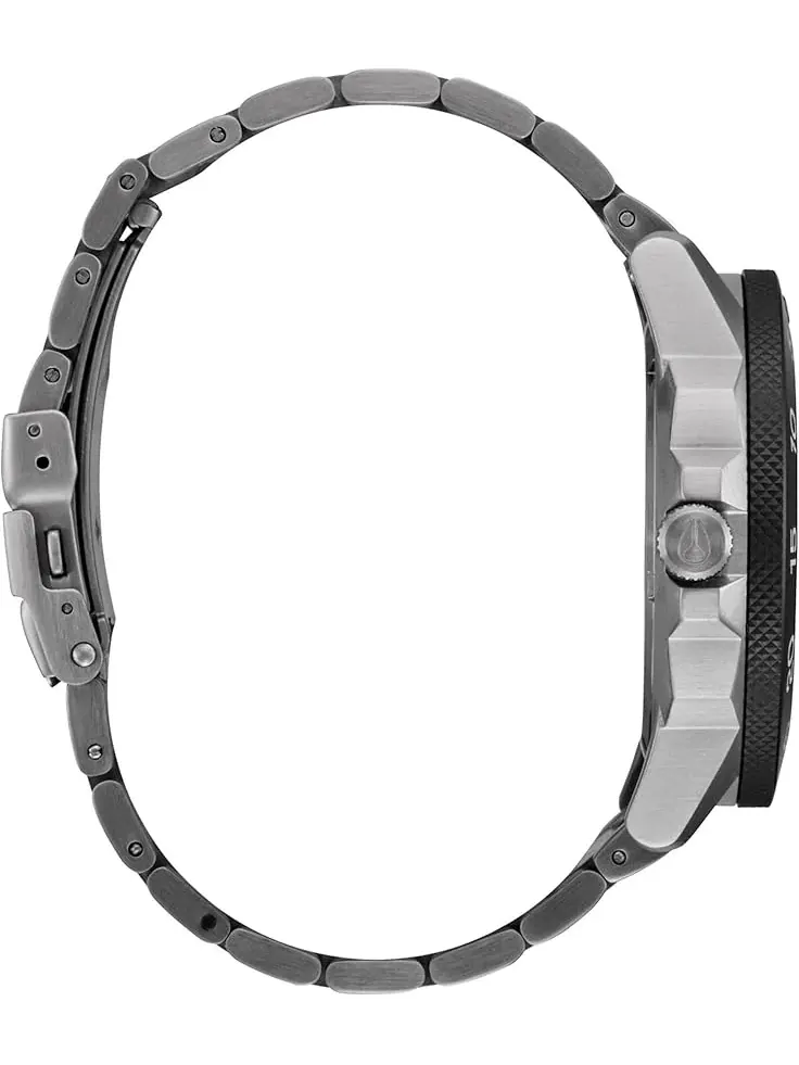 Men's Nixon Smyth 44 — изображение 2 из 4, оттенок серебристый/черный