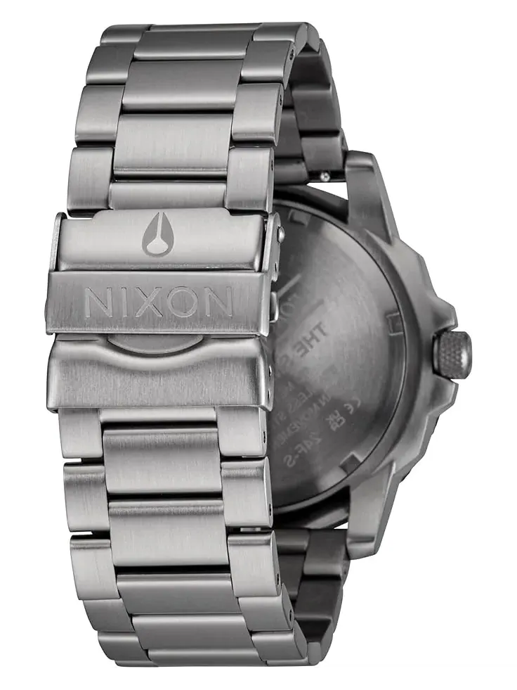 Men's Nixon Smyth 44 — изображение 3 из 4, оттенок серебристый/черный