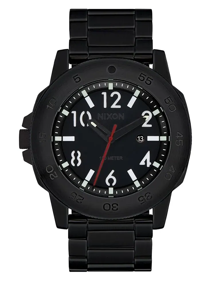 Men's Nixon Smyth 44 — изображение 1 из 4, оттенок черный/черный