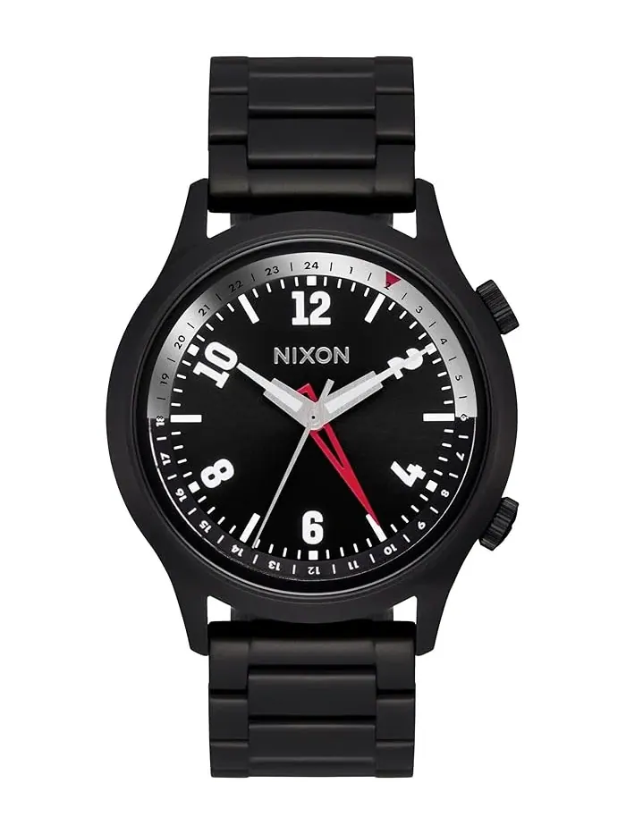 Часы с GMT Drifter 40 Nixon — изображение 1 из 3, оттенок горячий соус