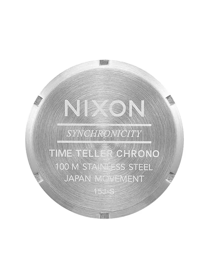 Часы хронограф Time Teller Chrono Nixon — изображение 4 из 4, оттенок серебристый//серебристый