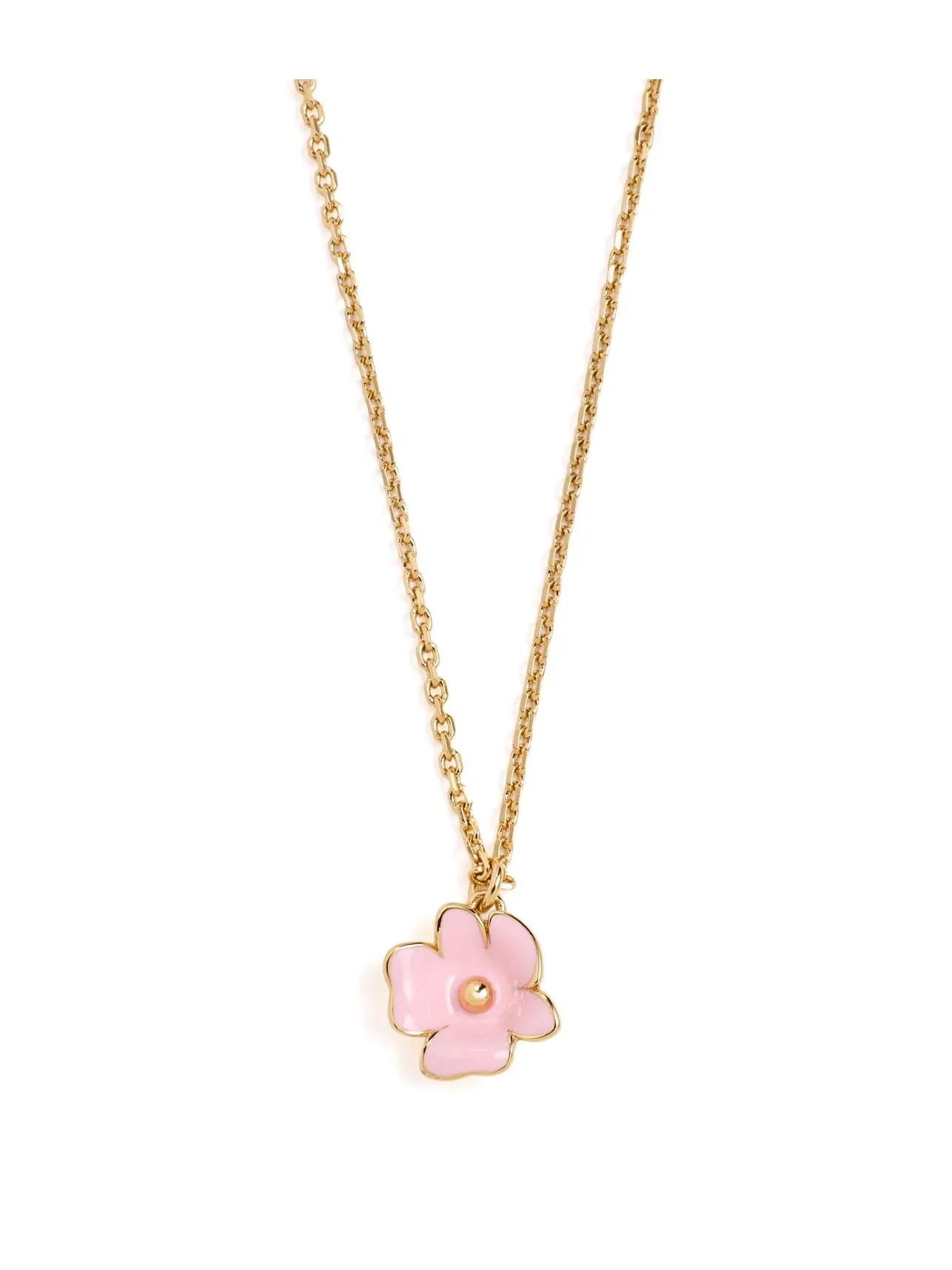 Подвеска-цветок Golden Bloom Flower Pendant Kate Spade New York — изображение 1 из 4, оттенок розовый