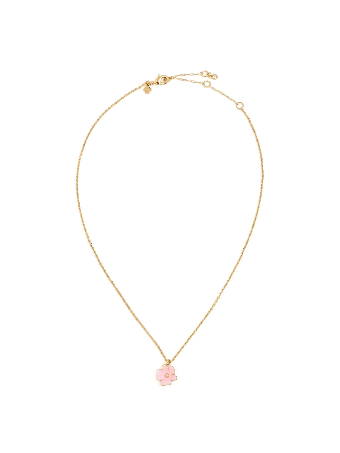 Подвеска-цветок Golden Bloom Flower Pendant Kate Spade New York — изображение 3 из 4, оттенок розовый