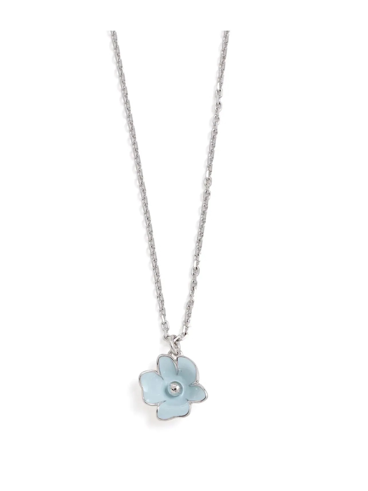 Подвеска-цветок Golden Bloom Flower Pendant Kate Spade New York — изображение 1 из 4, оттенок синий/серебристый