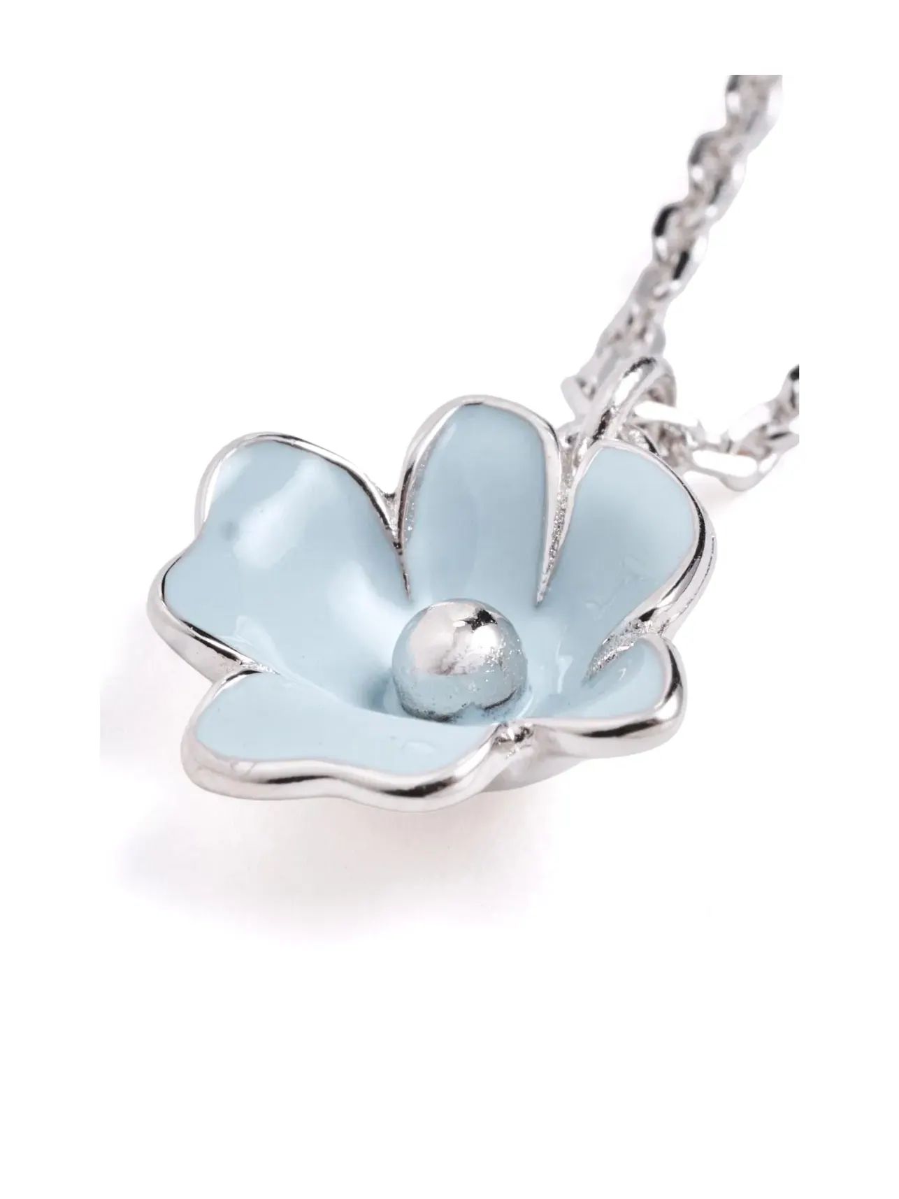 Подвеска-цветок Golden Bloom Flower Pendant Kate Spade New York — изображение 4 из 4, оттенок синий/серебристый